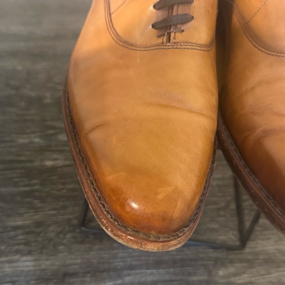 Allen Edmonds Brown Leather Oxford Shoes with Closed Lacing main image 9